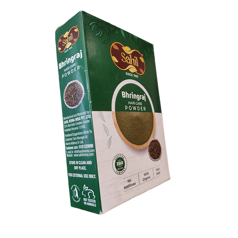 Sahil Bhringrajhaircarepowder(100 Gram) and Henna Cone (300 G